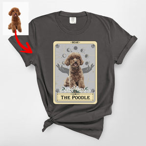Custom Dog Tarot Card Vintage Premium Heavyweight T-Shirt