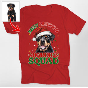 Custom Dog Family Christmas Classic T-Shirt for Dog Lovers
