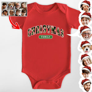Custom Dog Classic Christmas Family Squad Bodysuit