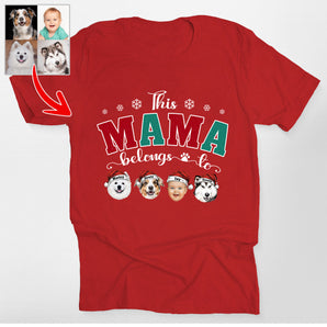 This Human Belongs To Pets Christmas Classic T-Shirt