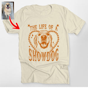 Funny Custom Dogface The Life of a Showdog Classic T-Shirt