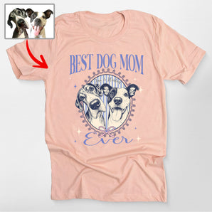 Personalized Best Dog Mom Ever Classic Tee