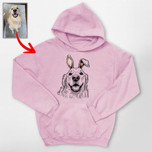 Custom Pet Easter Gildan Hoodie