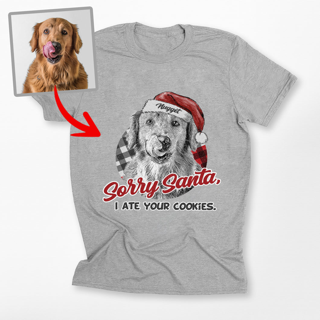 Pawarts | Personalized Dog Portrait T-Shirt For Hooman [Christmas Gift]