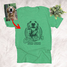 Load image into Gallery viewer, Pawarts | Custom Dog Portrait Unisex T-shirt [For St Patrick&#39;s Day]
