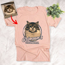 Load image into Gallery viewer, Pawarts | Personalized Dog Color Sketch T-shirt [For Human]

