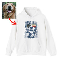 Load image into Gallery viewer, Pawarts - Excellent Custom Dog Hoodie For Patriotic Human
