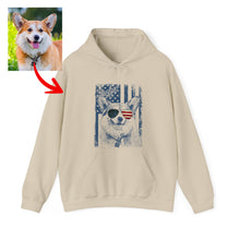 Load image into Gallery viewer, Pawarts - Excellent Custom Dog Hoodie For Patriotic Human
