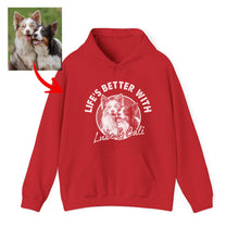 Load image into Gallery viewer, Pawarts | Super Cute Personalized Dog Hoodie [Life Is Better With A Dog]
