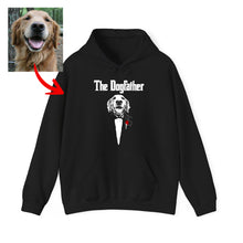 Load image into Gallery viewer, Pawarts - [The DogFather] Personalized Custom Hoodie For Dog Dad
