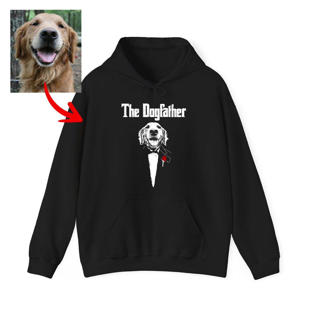 Pawarts - [The DogFather] Personalized Custom Hoodie For Dog Dad