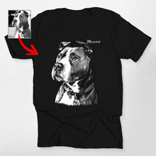 Load image into Gallery viewer, Pawarts | Impressive Personalized Dog Portrait Sketch T-Shirt
