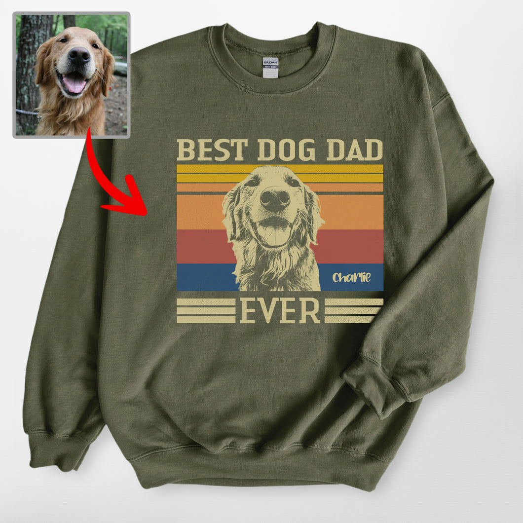 Pawarts | Amazing Best Dog Dad Custom Dog Sweatshirt