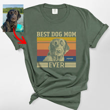 Load image into Gallery viewer, Pawarts | Personalized Best Dog Dad Ever Comfort Colors T-shirt
