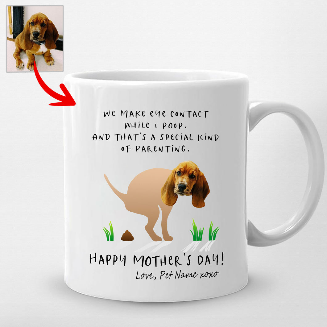 Pawarts | Funny Personalized Dog Face Mug [For Mother's Day]