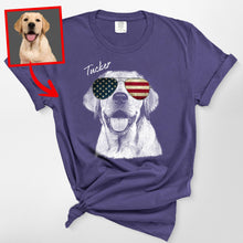 Load image into Gallery viewer, Pawarts | The Coolest Custom Dog Comfort Colors T-shirt [Great Gifts For Independence Day]

