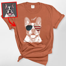 Load image into Gallery viewer, Pawarts | The Coolest Custom Dog Comfort Colors T-shirt [Great Gifts For Independence Day]
