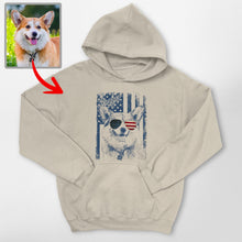 Load image into Gallery viewer, Pawarts - Excellent Custom Dog Hoodie For Patriotic Human
