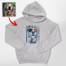 Load image into Gallery viewer, Pawarts - Excellent Custom Dog Hoodie For Patriotic Human
