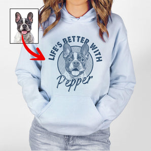 Life’s Better with Dog Hoodie for Dog Mom