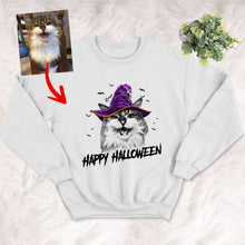 Load image into Gallery viewer, Pawarts | Happy Halloween Personalized Dog Sweatshirt

