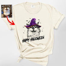 Load image into Gallery viewer, Pawarts | Fall-O-Ween Customized Dog Portrait Comfort Colors T-Shirt
