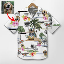 Load image into Gallery viewer, Pawarts | Customized Dog Portrait Hawaiian Shirt For Dog Lovers
