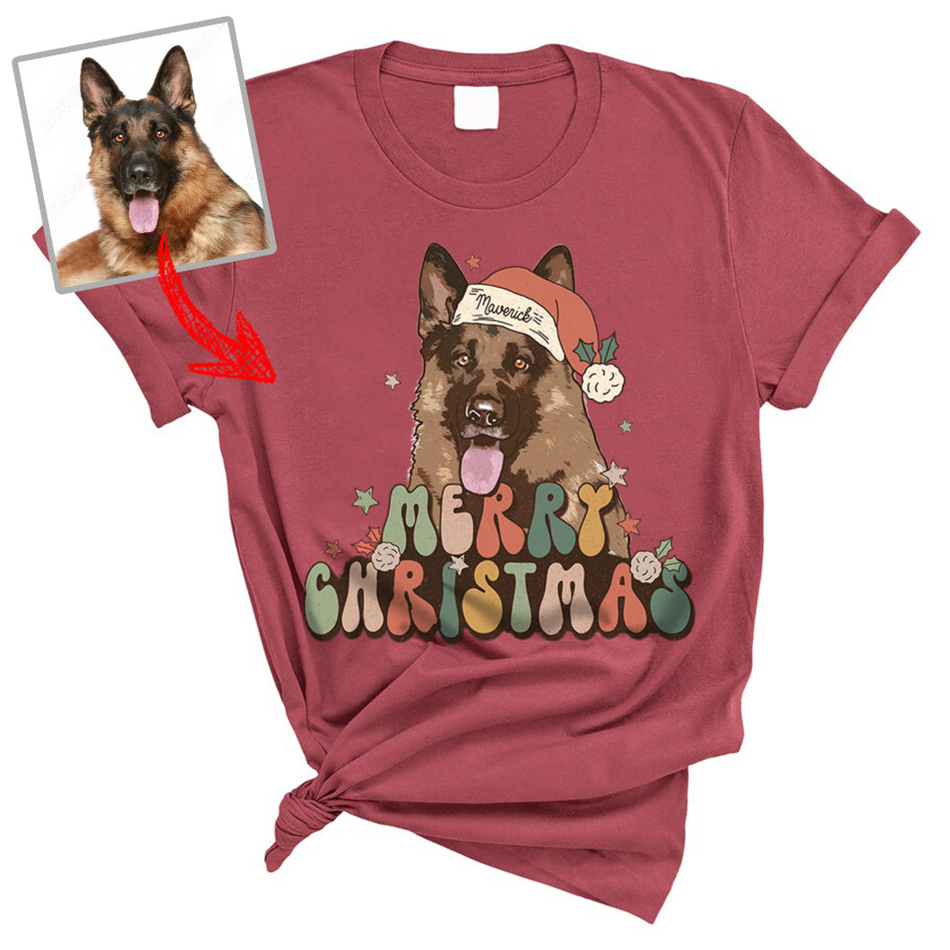Pawarts | Super Cute Customized Dog Comfort Colors T-shirt [Lovely Xmas Gift]