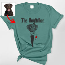 Load image into Gallery viewer, Pawarts - [The DogFather] Personalized Unisex Comfort Colors T-shirt For Dog Dad
