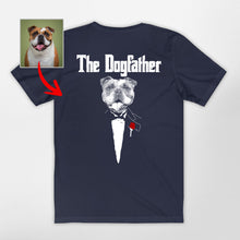 Load image into Gallery viewer, Pawarts - [The Dog Father] Personalized Backside T-shirt For Dog Dad
