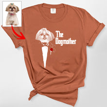 Load image into Gallery viewer, The DogFather - Personalized Dog Unisex Comfort Colors T-shirt For Dog Dad
