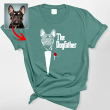 Load image into Gallery viewer, Pawarts - [The DogFather] Personalized Unisex Comfort Colors T-shirt For Dog Dad
