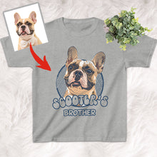 Load image into Gallery viewer, Pawarts | Colorful Personalized Sketch Dog Portrait T-Shirt For Toddler
