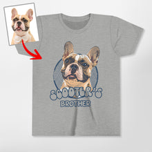 Load image into Gallery viewer, Dog&#39;s Favorite Human Shirt - Custom Dog Painting for Kids
