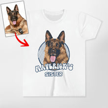 Load image into Gallery viewer, Dog&#39;s Favorite Human Shirt - Custom Dog Painting for Kids
