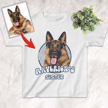 Load image into Gallery viewer, Pawarts | Colorful Personalized Sketch Dog Portrait T-Shirt For Toddler
