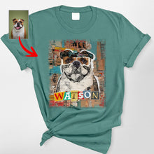 Load image into Gallery viewer, Pawarts | Customized Pop Dog Collages Style T-shirt [For Hooman]
