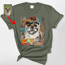 Load image into Gallery viewer, Pawarts | Customized Pop Dog Collages Style T-shirt [For Hooman]
