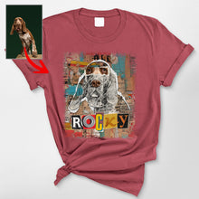 Load image into Gallery viewer, Pawarts | Customized Pop Dog Collages Style T-shirt [For Hooman]
