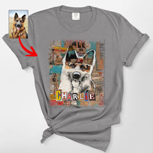 Load image into Gallery viewer, Pawarts | Customized Pop Dog Collages Style T-shirt [For Hooman]
