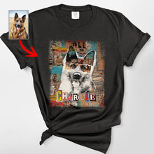 Load image into Gallery viewer, Pawarts | Customized Pop Dog Collages Style T-shirt [For Hooman]
