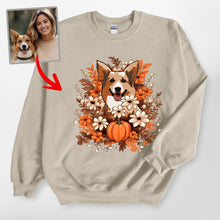 Load image into Gallery viewer, Pawarts | Happy Halloween Customized Dog Portrait Sweatshirt
