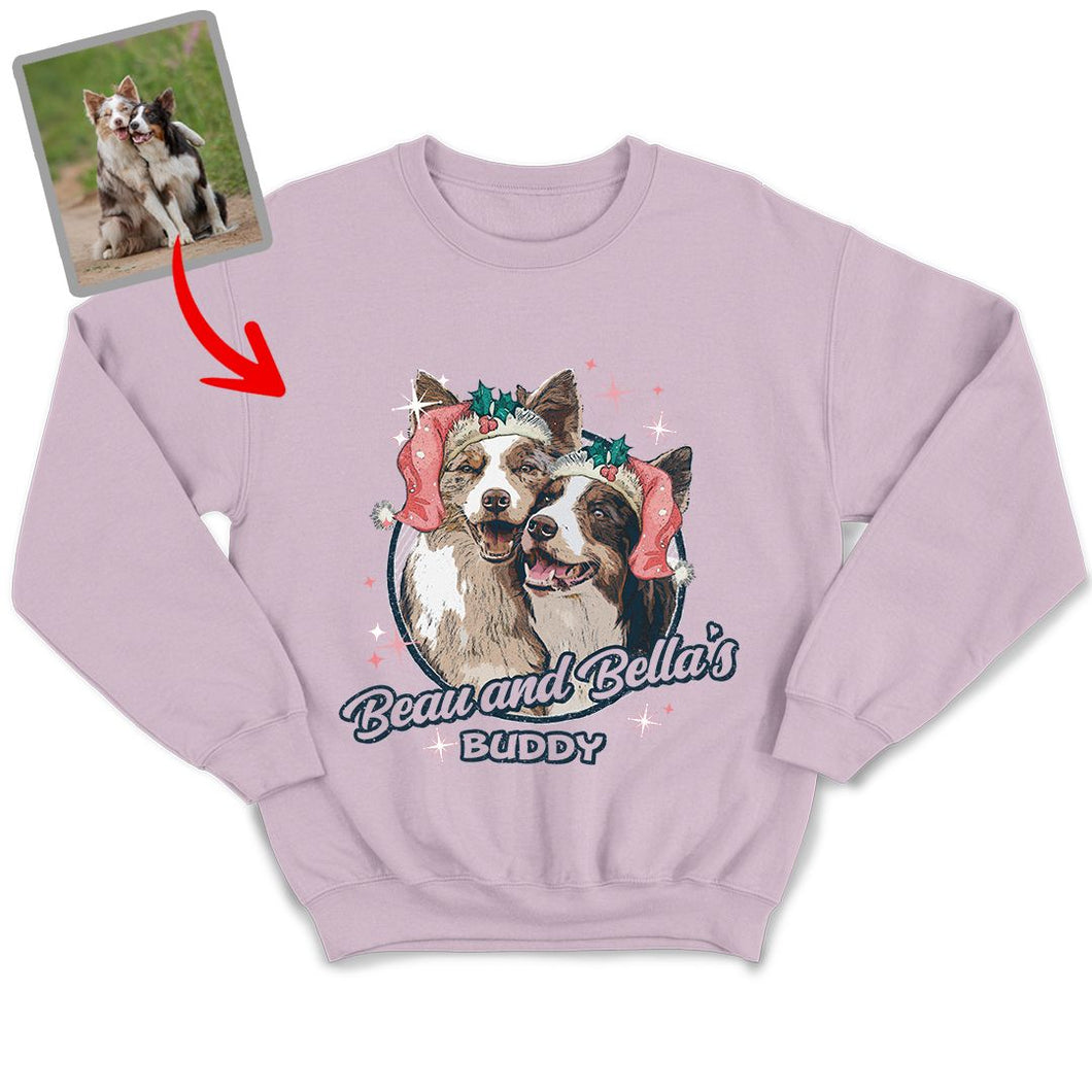 Pawarts | Santa Paw Personalized Dog Sweatshirt For Human