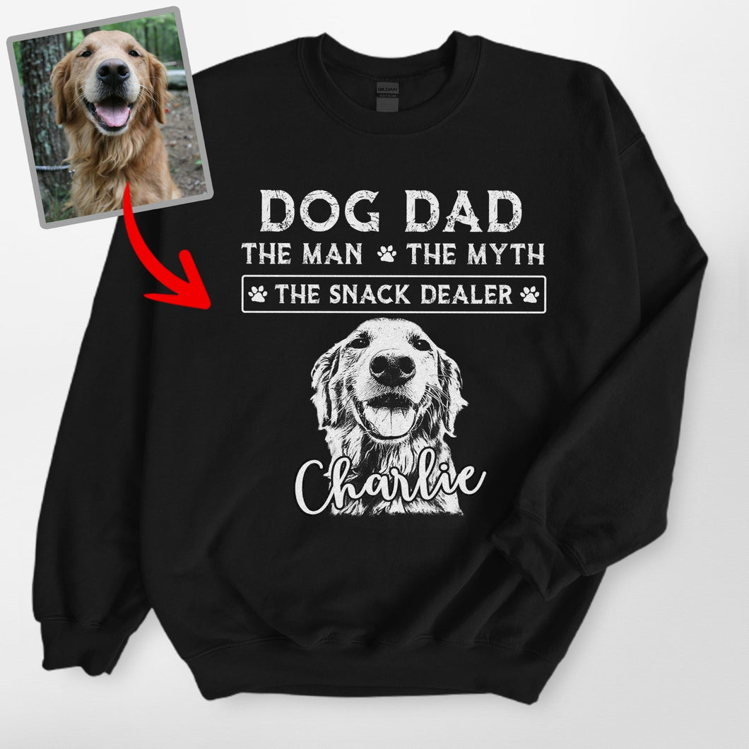 Pawarts | The Coolest Customized Dog Portrait Sweatshirt For Dog Dad