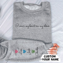 Load image into Gallery viewer, Pawarts | Meaningful Customized Sweatshirt For Dog Lovers
