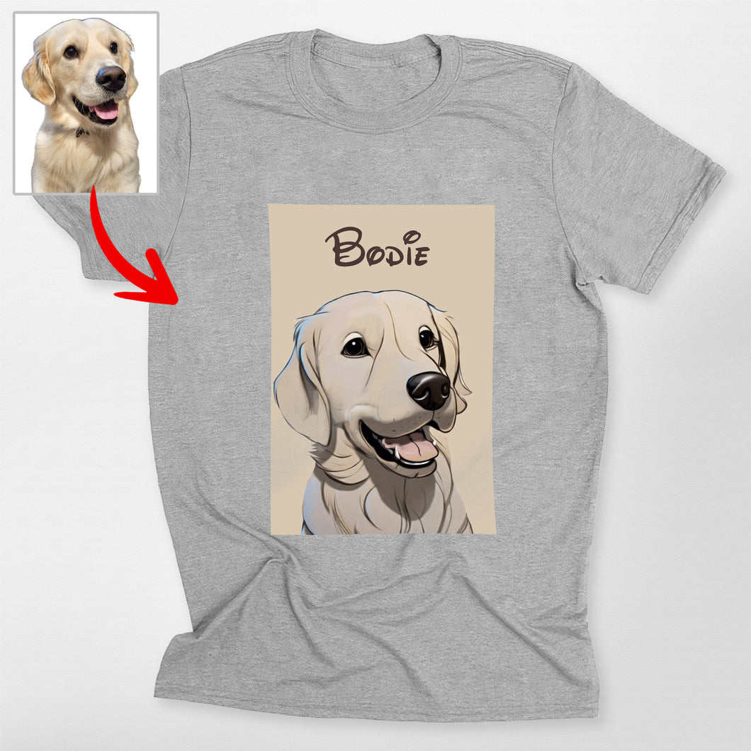 Pawarts | Cartoon Dog Custom Unisex T-shirt [For Humans]