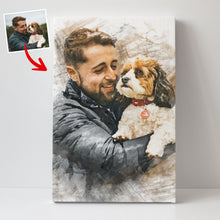 Load image into Gallery viewer, Pawarts | Colorful Personalized Dog Canvas [Meaningful Gift For Dog Lovers]
