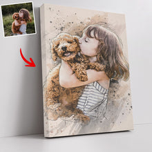 Load image into Gallery viewer, Pawarts | Meaningful Custom Dog Canvas [Great Gift For Dog Lovers]
