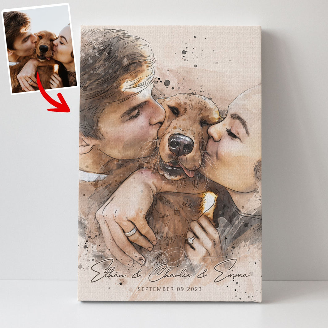 Pawarts | Meaningful Custom Dog Canvas [Great Gift For Dog Lovers]