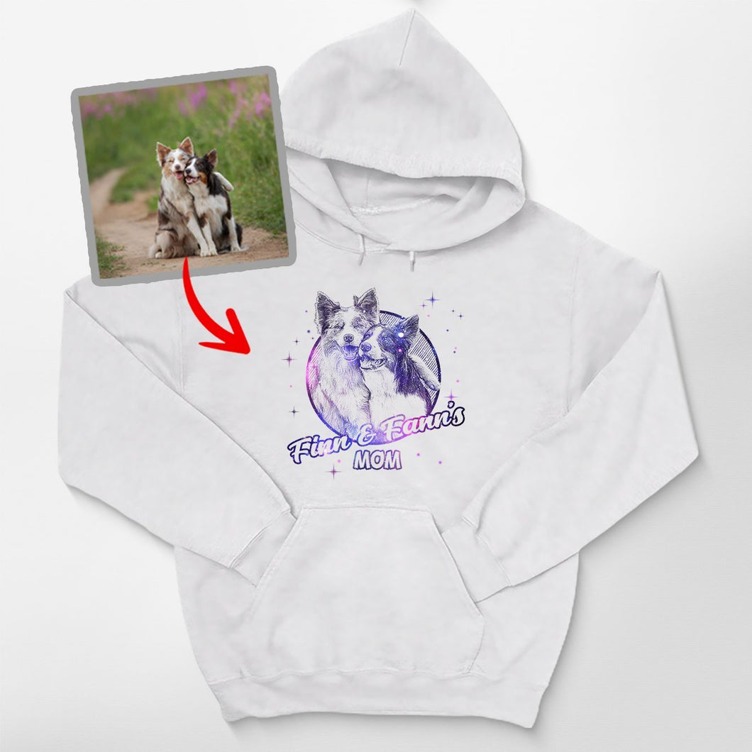 Pawarts - Personalized Unique Sketch Dog Unisex Hoodie [For Dog Lovers]